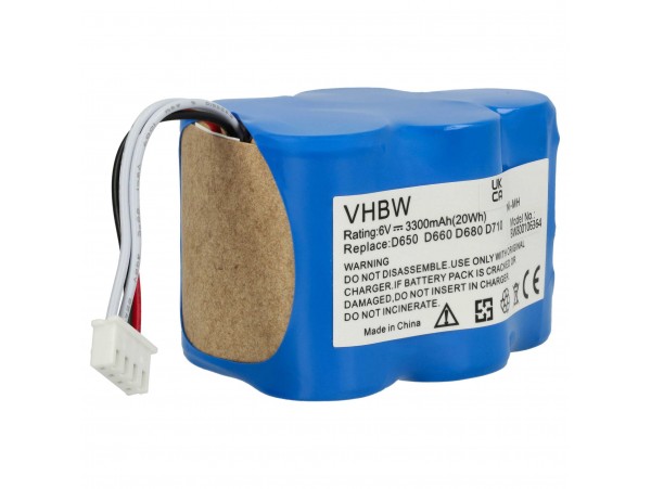 Baterija za Ecovacs Deebot D66 / D68 / D73, 3300 mAh