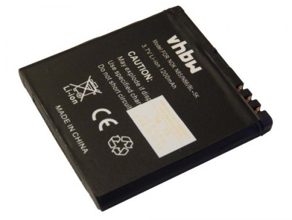 Baterija za Nokia N85 / N86 / C7-00 / X7-00 / Oro, BL-5K, 1200 mAh