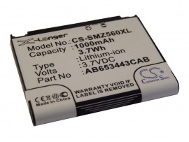 Baterija za Samsung SGH-A700 / SGH-M810 / SGH-Z560, 1000 mAh