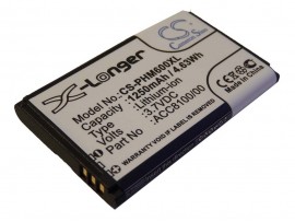 Baterija za Philips Pocket Memo DPM6000 / DPM7000 / DPM8000, 1250 mAh