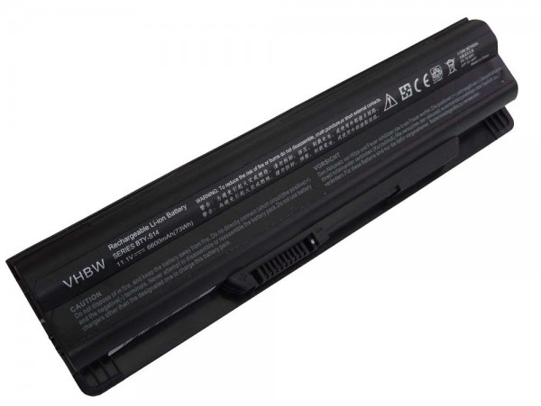 Baterija za Medion Akoya Mini E1311 / E1315 / MSI CR650, črna, 6600 mAh