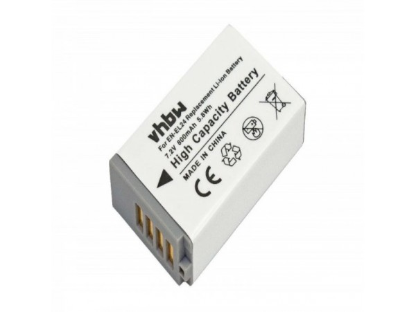 Baterija EN-EL24 za Nikon 1 J5, 800 mAh