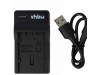 Polnilec za baterijo Panasonic CGA-DU06 / CGA-DU07, MicroUSB