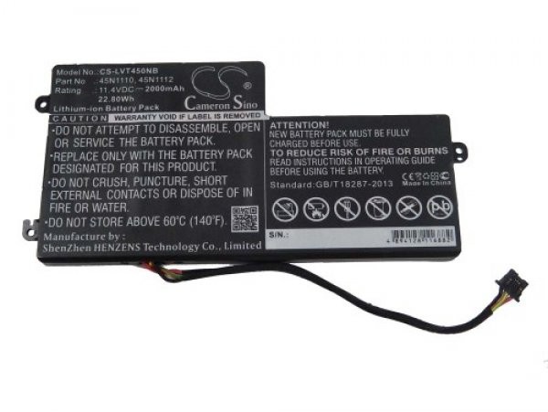 Baterija za Lenovo Thinkpad T440 / T450, notranja, 2000 mAh