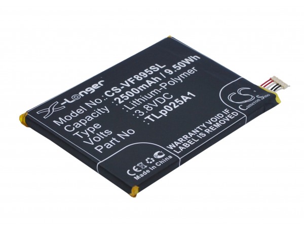 Baterija za Alcatel One Touch Pop 2, 2500 mAh