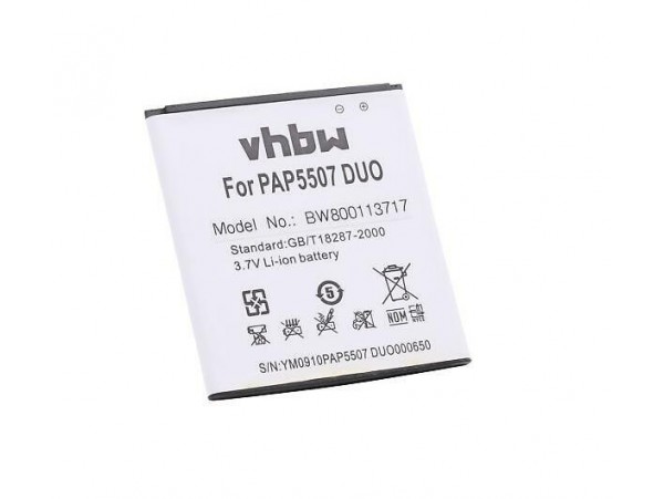 Baterija za Prestigio MultiPhone 5507 Duo, 2000 mAh