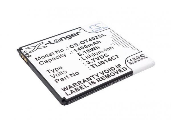Baterija za Alcatel One Touch Pixi First / OT-4024, 1400 mAh