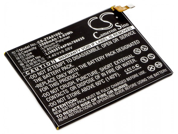 Baterija za ZTE Blade A910 / BA910, 2500 mAh