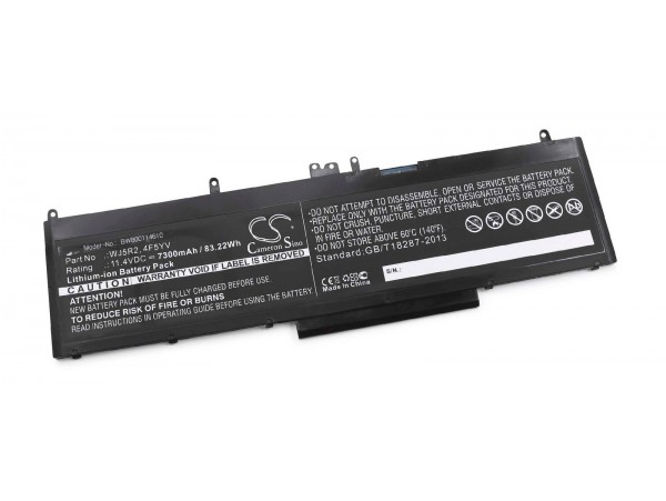 Baterija za Dell Precision 3510 / Latitude E5570, 7300 mAh