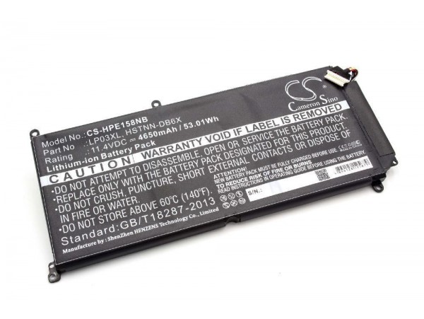 Baterija za HP Envy 15-AE015TX / Envy 15-AE016TX / Envy M6, LP03XL, 4650 mAh