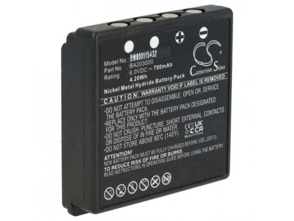 Baterija za HBC Radiomatic BA209061 / BA203060, črna, 700 mAh