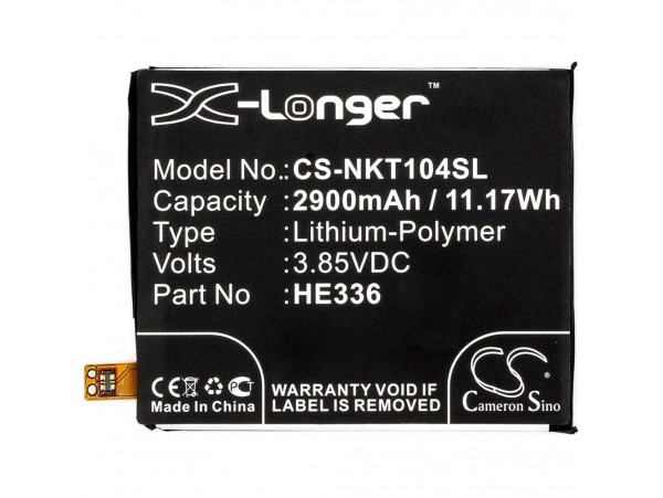 Baterija za Nokia 5 / 5.1 / 3.1, HE336, 2900 mAh