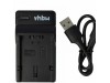 Polnilec za baterijo Panasonic CGR-S001 / DMW-BCA7, MicroUSB
