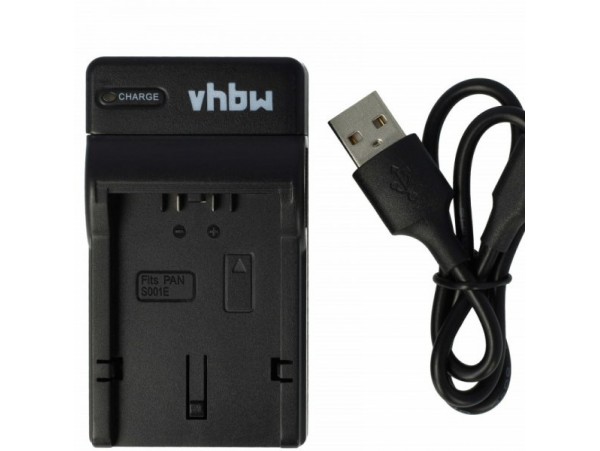 Polnilec za baterijo Panasonic CGR-S001 / DMW-BCA7, MicroUSB