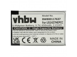 Baterija za Sony MDR-DS6500 / MDR-XB950BT / MDR-XB950B1, 650 mAh