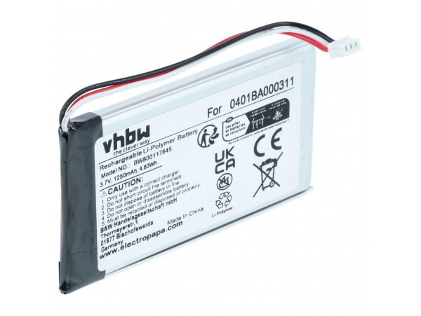 Baterija za Elca Evo / Vetta / Mago-Evo / Mito-Vetta, 0401BA000311, 1250 mAh