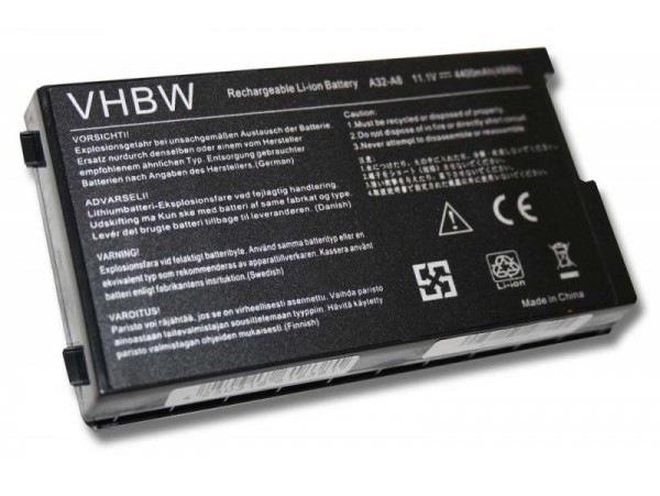 Baterija za Asus F80 / A8 / A8J / A8000 / F8, 4400 mAh