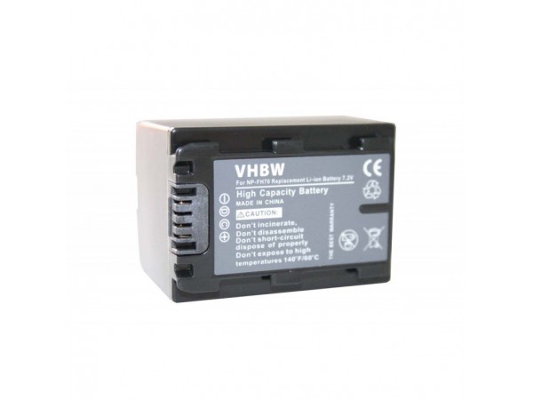Baterija NP-FH50 / NP-FH70 za Sony DCR-DVD106 / DCR-SX30 / HDR-TG7, Info Chip, 950 mAh