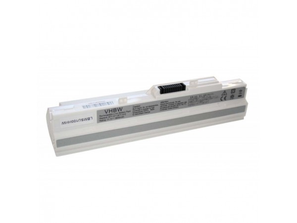 Baterija za Medion Akoya E1210 / MSI Wind U100 / LG X110, bela, 6600 mAh