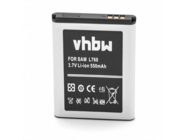 Baterija za Samsung SGH-L760 / SGH-L768 / SGH-Z620, 550 mAh