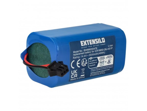 Baterija za Eufy RoboVac 11 / 11S, 3400 mAh