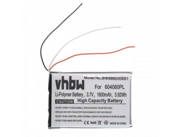 Baterija za Becker Ready 70 / Professional 70 / Transit 70, 1600 mAh