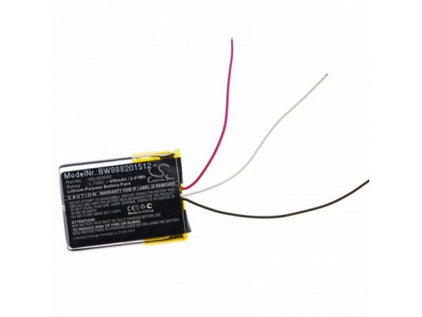 Baterija za Marshall Major II / Major III, Tip B, 650 mAh