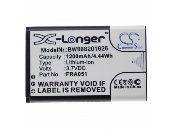 Baterija za AVM Fritz!Fon C6, 1200 mAh