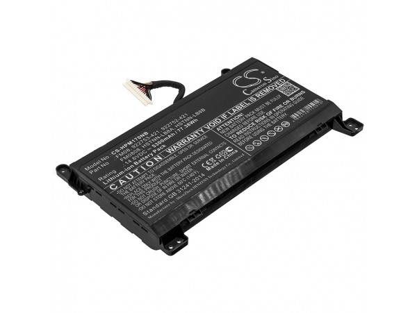 Baterija za HP Omen 17-AN, 16-pinski priključek, FM08XL, 5300 mAh