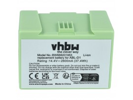 Baterija za iRobot Roomba E5 / E6 / I3 / I7 / I8, Li-Ion, 2600 mAh