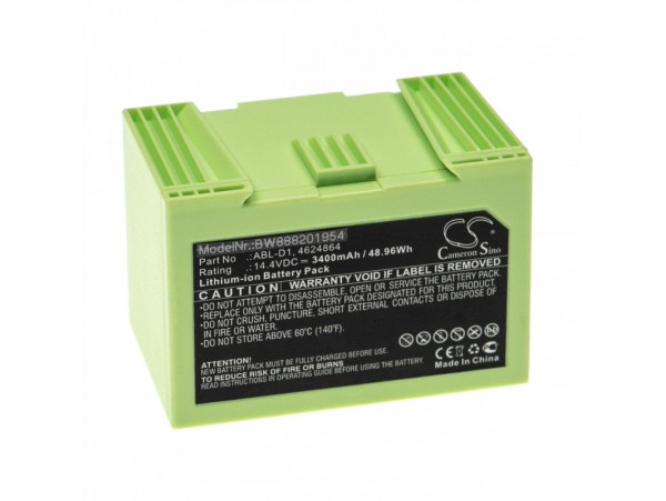 Baterija za iRobot Roomba E5 / E6 / I3 / I7 / I8, Li-Ion, 3400 mAh