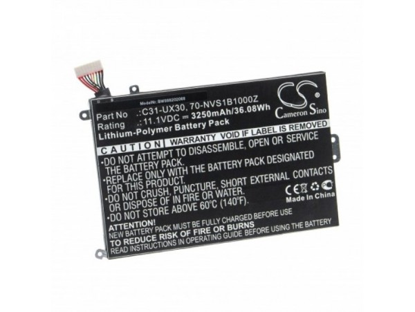 Baterija za Asus Zenbook UX30 / UX30KA / UX30KU, C31UX30, 3250 mAh