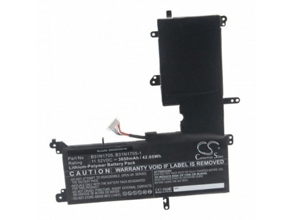 Baterija za Asus VivoBook Flip 14 / TP410, B31N1705, 3650 mAh