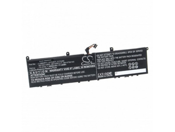 Baterija za Lenovo ThinkPad P1 (2019) / Extreme X1 Gen 2, 5000 mAh