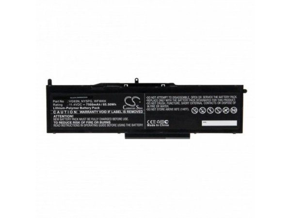 Baterija za Dell Latitude 5580 / Latitude 5591, 7500 mAh