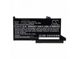 Baterija za Dell Latitude 12 7280 / 12 7480 / 12 5300, 3400 mAh