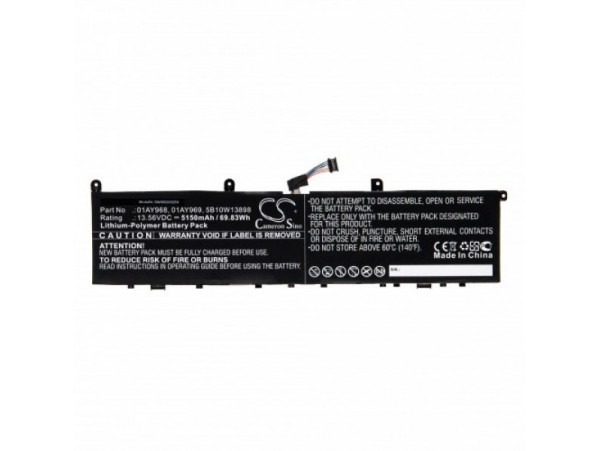 Baterija za Lenovo Thinkpad P1 / X1 Extreme, 01AY968, 5150 mAh