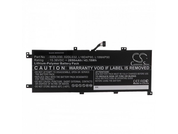 Baterija za Lenovo ThinkPad L13 Yoga, 2850 mAh