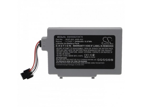 Baterija za Nintendo Wii U Gamepad, WUP-002, 2450 mAh