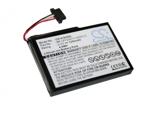 Baterija za Navman S20, 1250 mAh