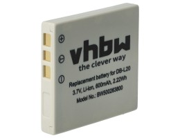 Baterija DB-L20 za Sanyo Xacti DMX-C1 / VPC-C1 / VPC-J1, 600 mAh