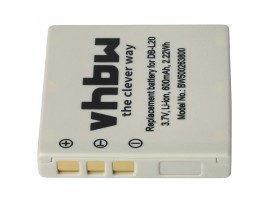 Baterija DB-L20 za Sanyo Xacti DMX-C1 / VPC-C1 / VPC-J1, 600 mAh
