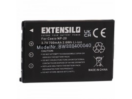 Baterija NP-20 za Casio Exilim EX-M1 / EX-Z3 / EX-S3, 700 mAh