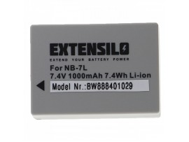Baterija NB-7L za Canon PowerShot G10 / G11 / G12 / Powershot SX30, 1000 mAh