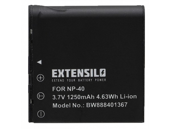 Baterija NP-40 za Casio Exilim Zoom EX-Z30 / EX-Z1000 / EX-Z1200, 1250 mAh