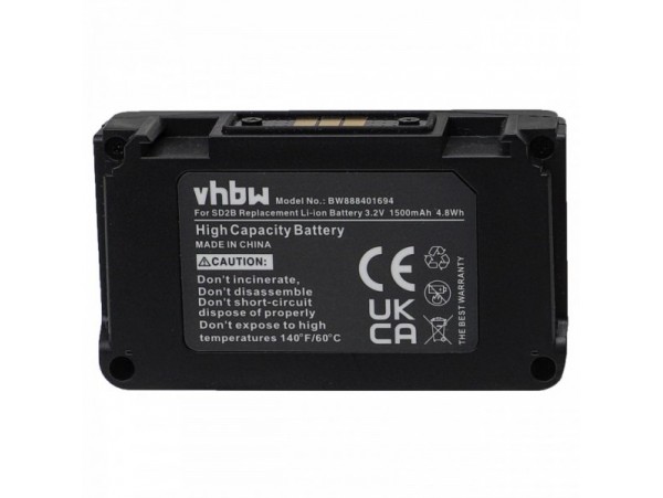 Baterija za Sony UWP-D21 / UWP-D22 / UWP-D25, 1500 mAh