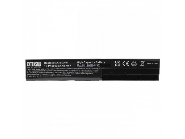 Baterija za Asus F301 / S301 / X301, 6000 mAh