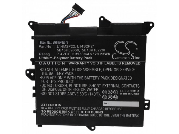 Baterija za Lenovo IdeaPad 300S-IBR / IdeaPad Flex 3-1120 / Yoga 300-11IBR, 3950 mAh