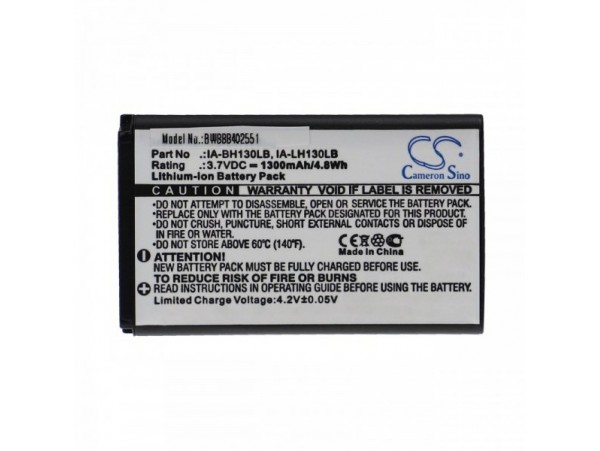 Baterija IA-BH130LB za Samsung SMX-C10 / SMX-K45 / SMX-K400, 1300 mAh