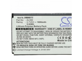 Baterija za Beafon AL560, 1600 mAh Baterija za Beafon AL560, 1600 mAh